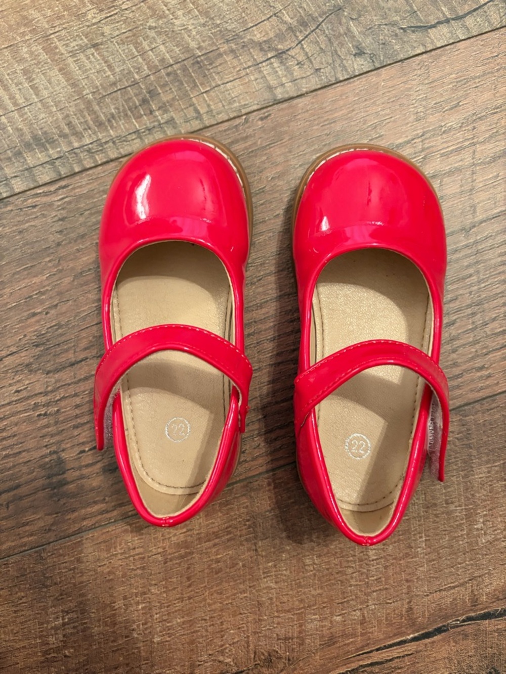 Girls Red Patent Mary Jane Shoes